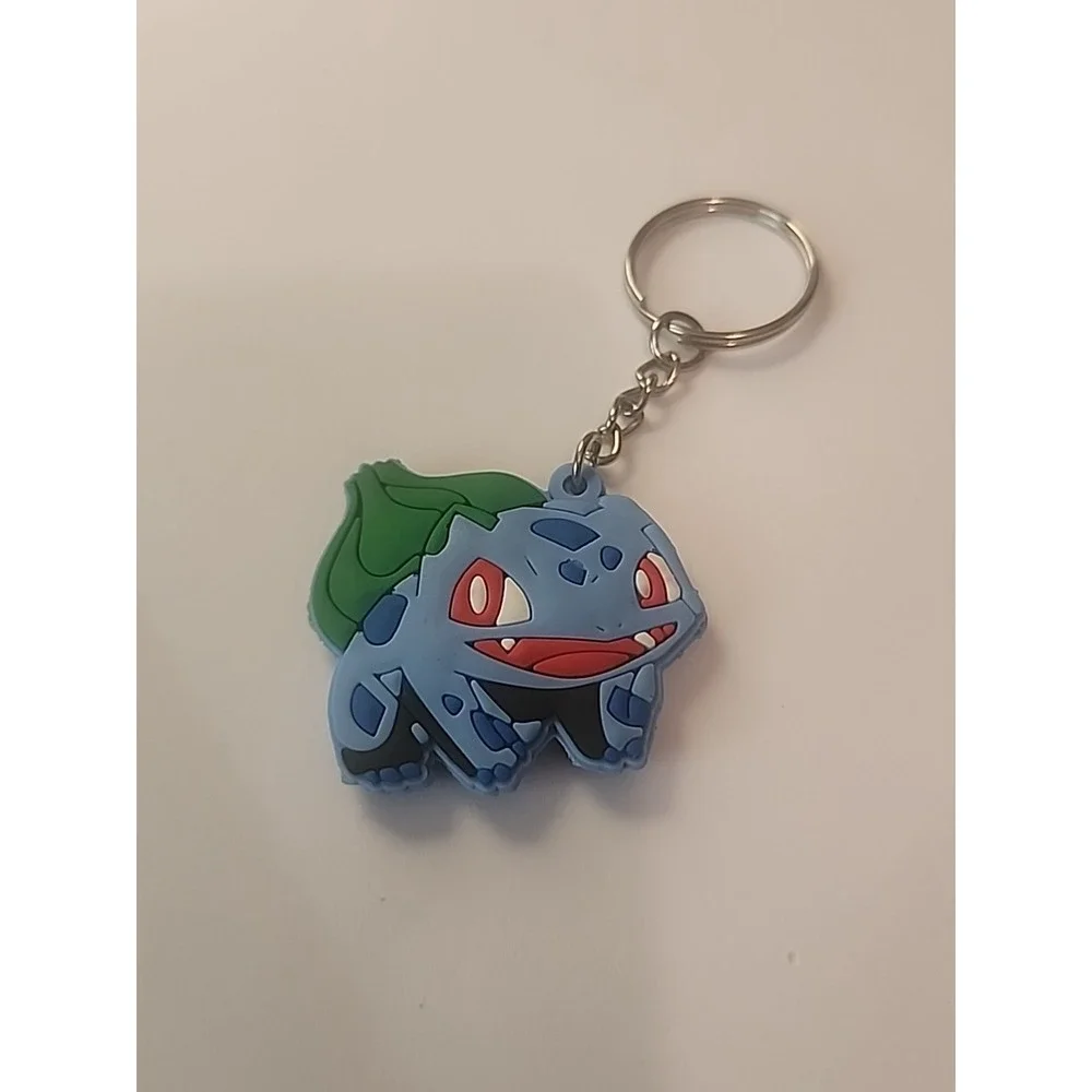 Small‎ Bulbasaur Pokémon 2 Sided Rubber Keychain